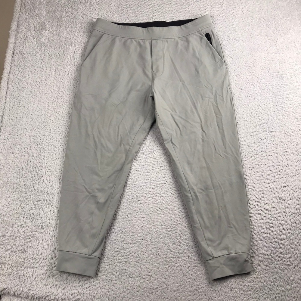 Public Rec Joggers Mens 36 (35x24) Gray All Day Every Day Tapered Stretch Pants